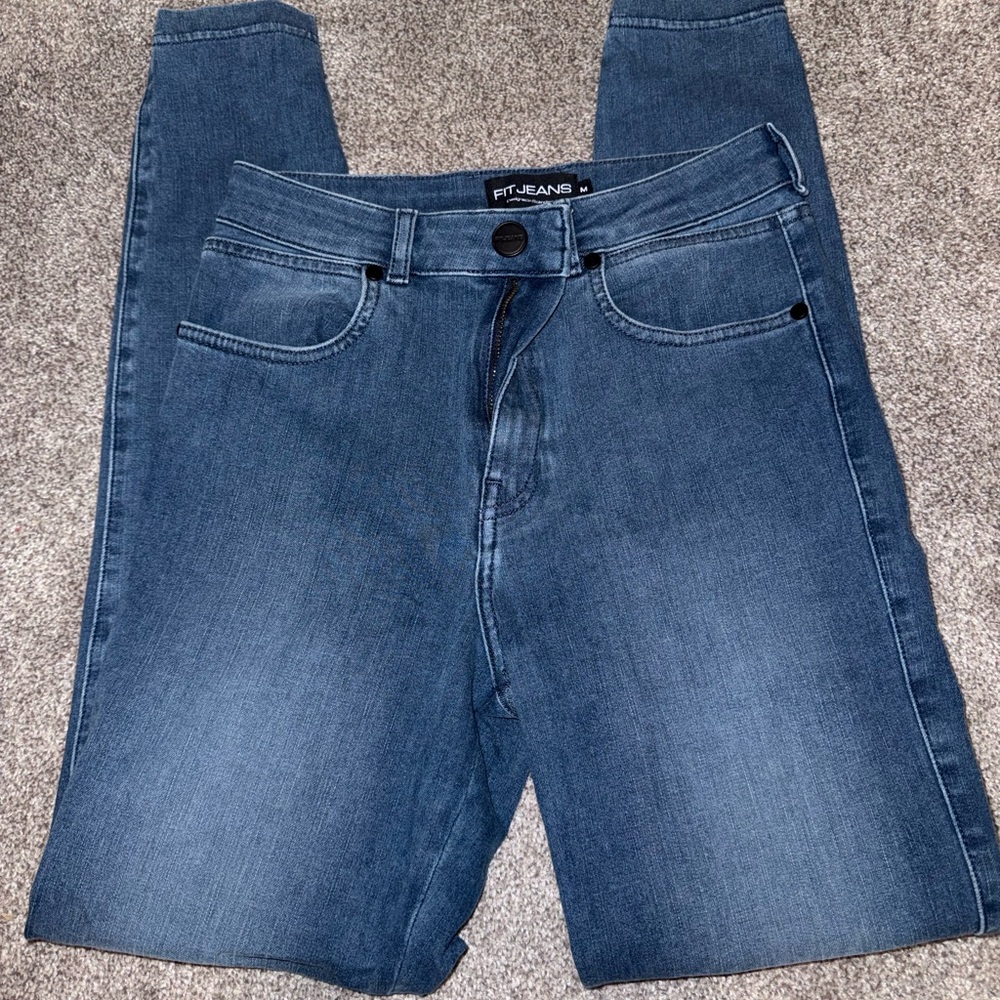 FITJEANS Women's Classic Blue Skinny Jeans